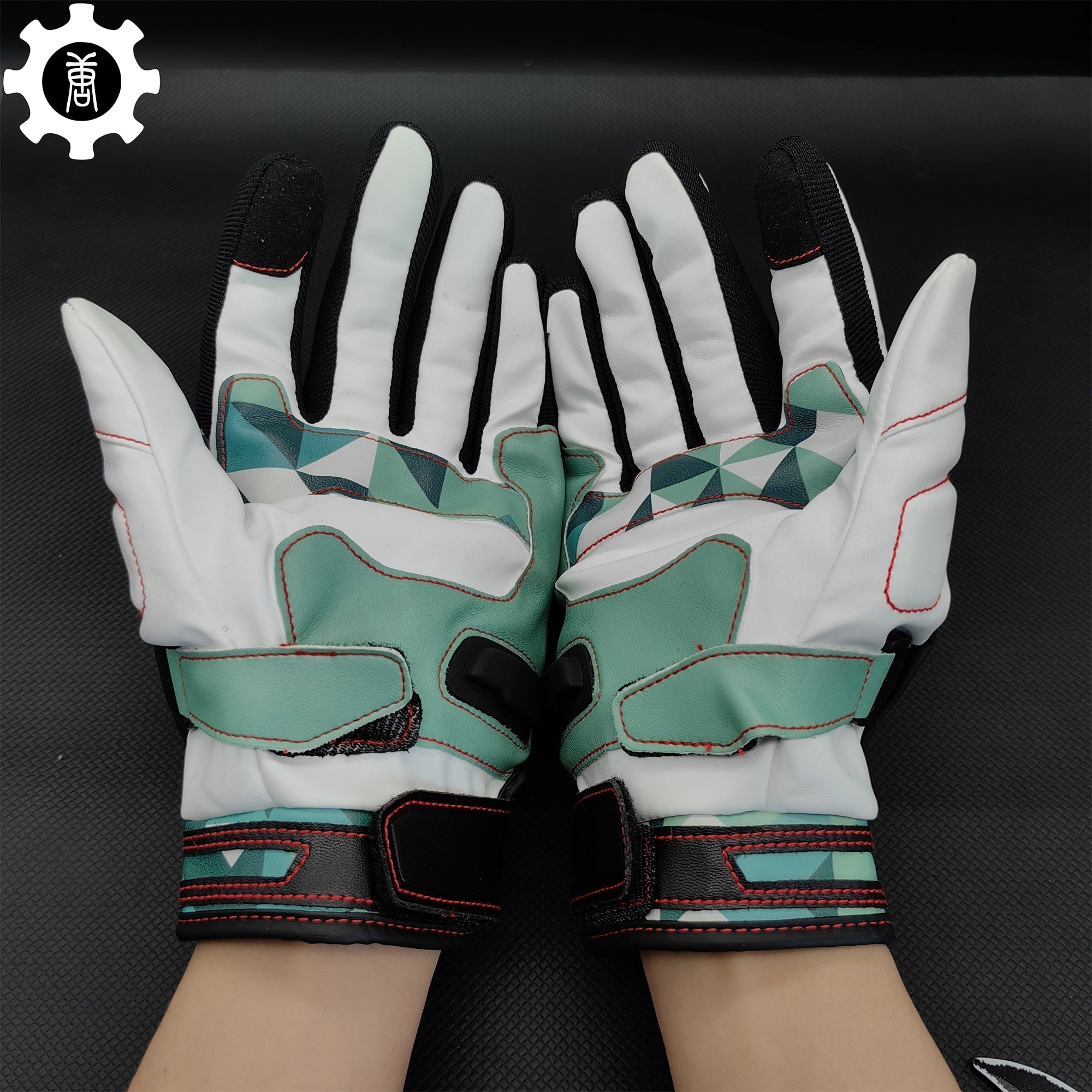 Spearmint Moto Gloves A Pair Game Cosplay Prop - Tophatter Daily Deals