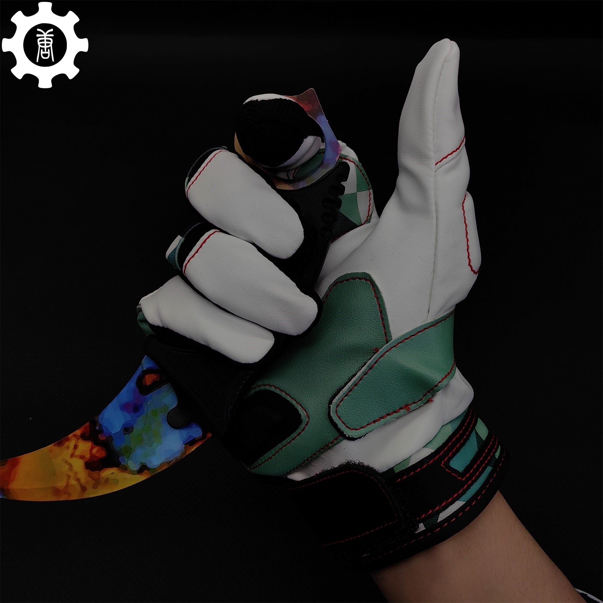 Spearmint Moto Gloves A Pair Game Cosplay Prop - Tophatter Daily Deals