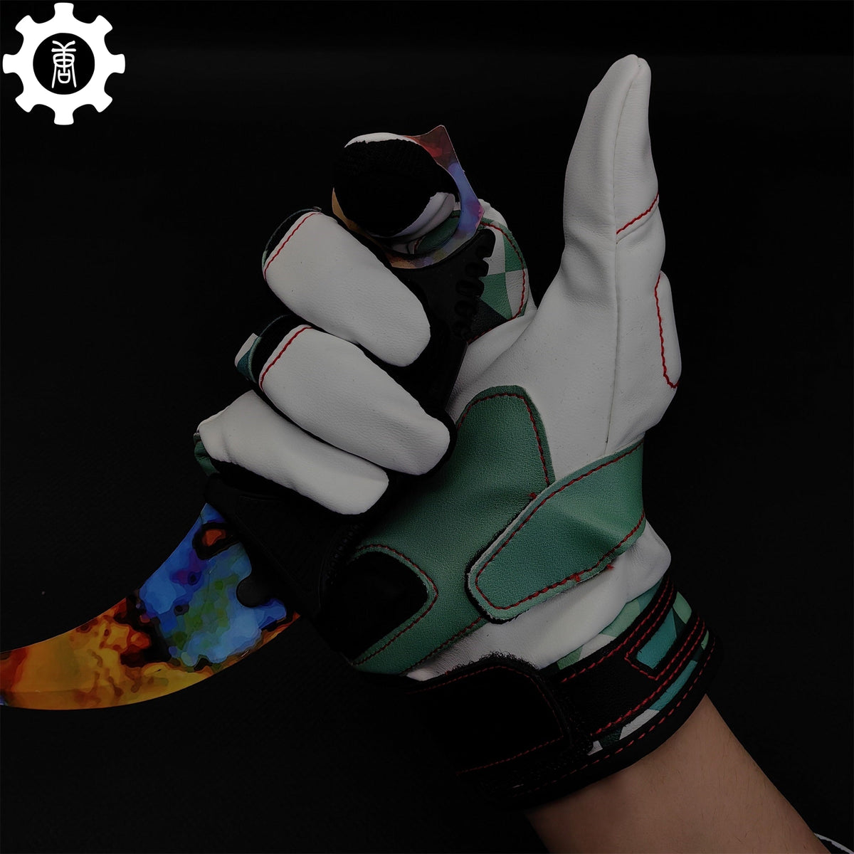 Spearmint Moto Gloves A Pair Game Cosplay Prop - Tophatter Daily Deals