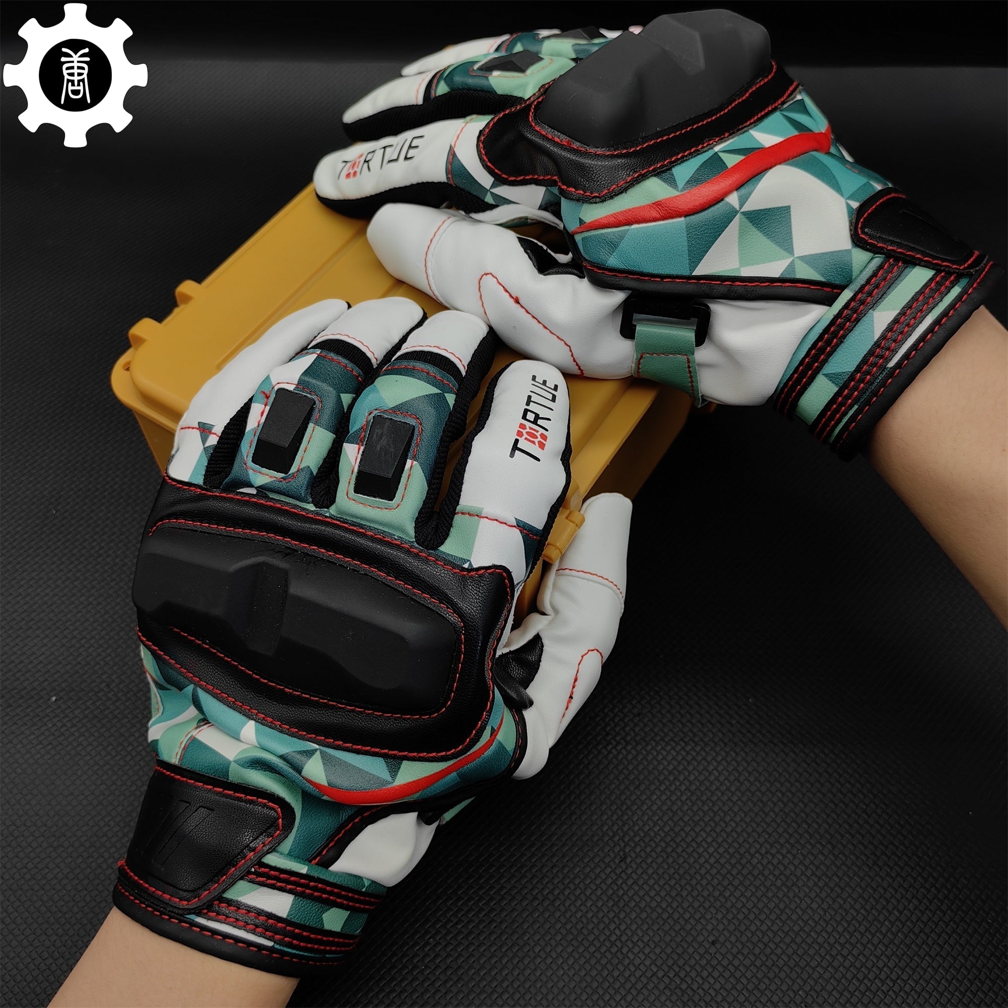 Spearmint Moto Gloves A Pair Game Cosplay Prop - Tophatter Daily Deals