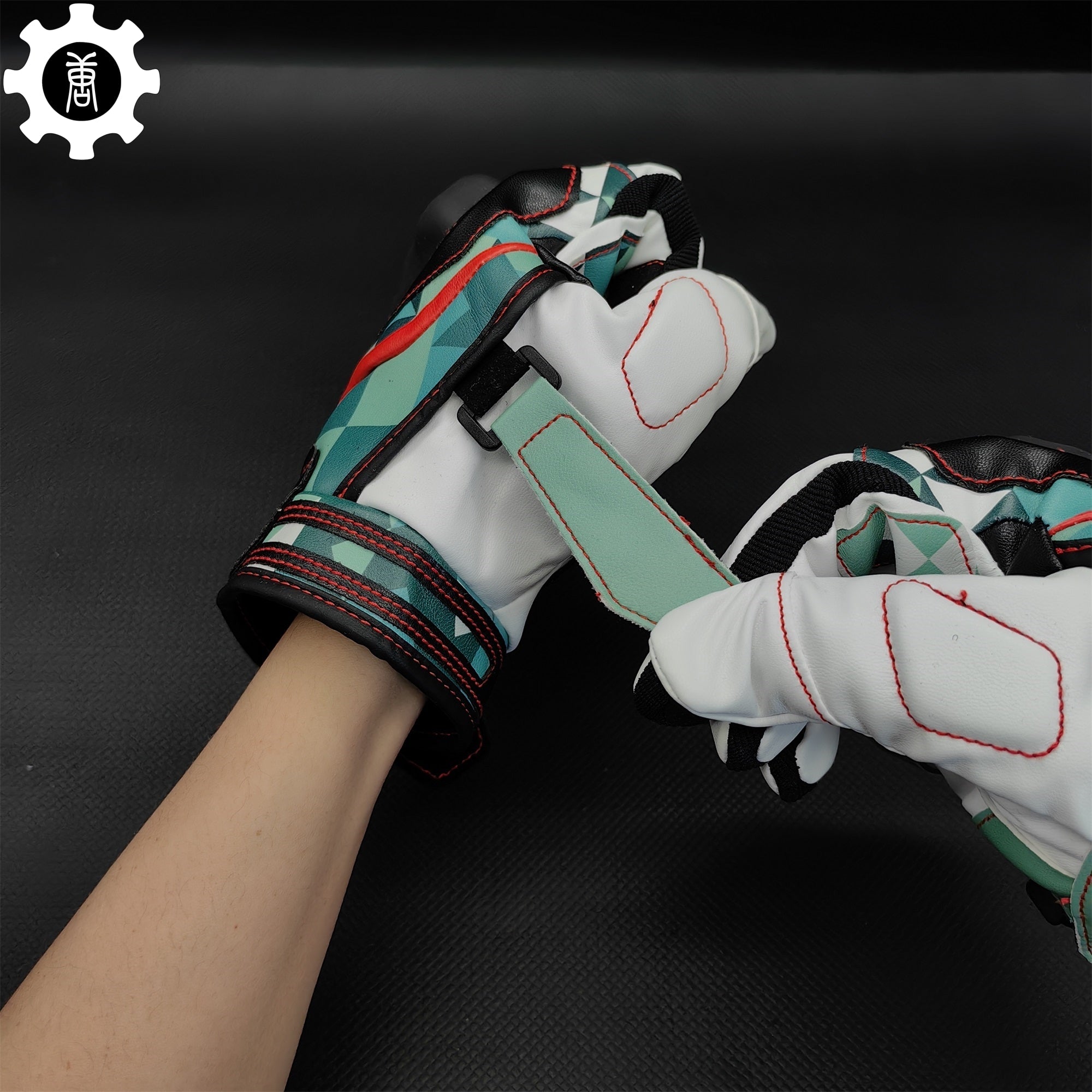 Spearmint Moto Gloves A Pair Game Cosplay Prop - Tophatter Daily Deals