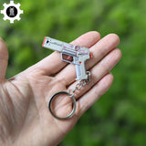 Tiny Spectrum Classic Pistol Gun Metal Keychain Keychain - Tophatter Daily Deals