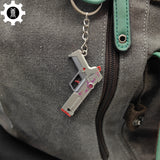 Tiny Spectrum Classic Pistol Gun Metal Keychain - Tophatter Daily Deals