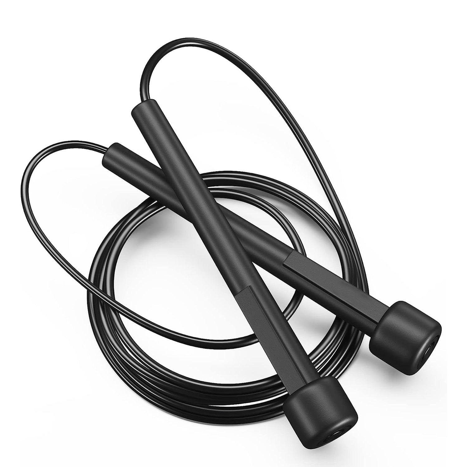 Best Skipping Ropes for Weight Loss - Skipping Rope Jump Speed Exercise Adult Kids Crossfit Black Exercise & Fitness - Tophatter Daily Deals