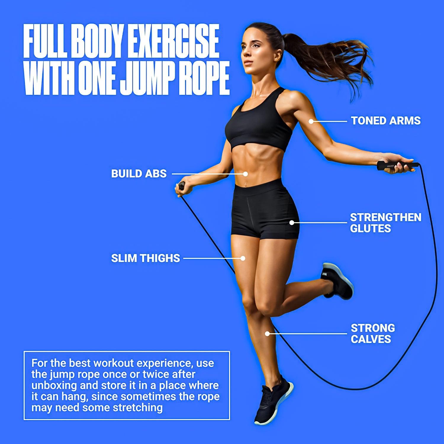Best Skipping Ropes for Weight Loss - Skipping Rope Jump Speed Exercise Adult Kids Crossfit Exercise & Fitness - Tophatter Daily Deals