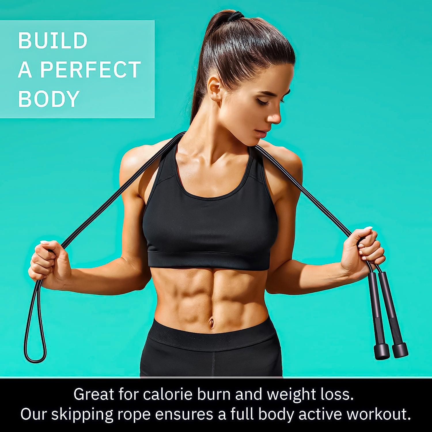 Best Skipping Ropes for Weight Loss - Skipping Rope Jump Speed Exercise Adult Kids Crossfit Exercise & Fitness - Tophatter Daily Deals