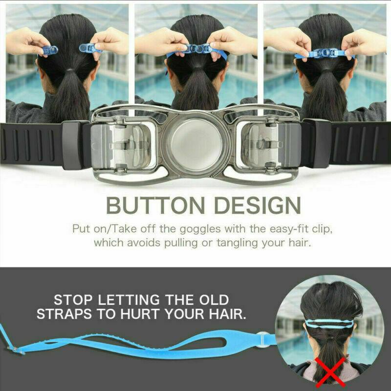 Best Adult Swimming Goggles - Swimming Goggles Water Glasses, No Leaking, Anti Fog, UV Protection Free Storage Case, Nose Clip Summer & Swimming - Tophatter Daily Deals