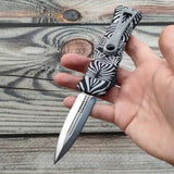Spider Pattern Automatic Knife - Tophatter Daily Deals