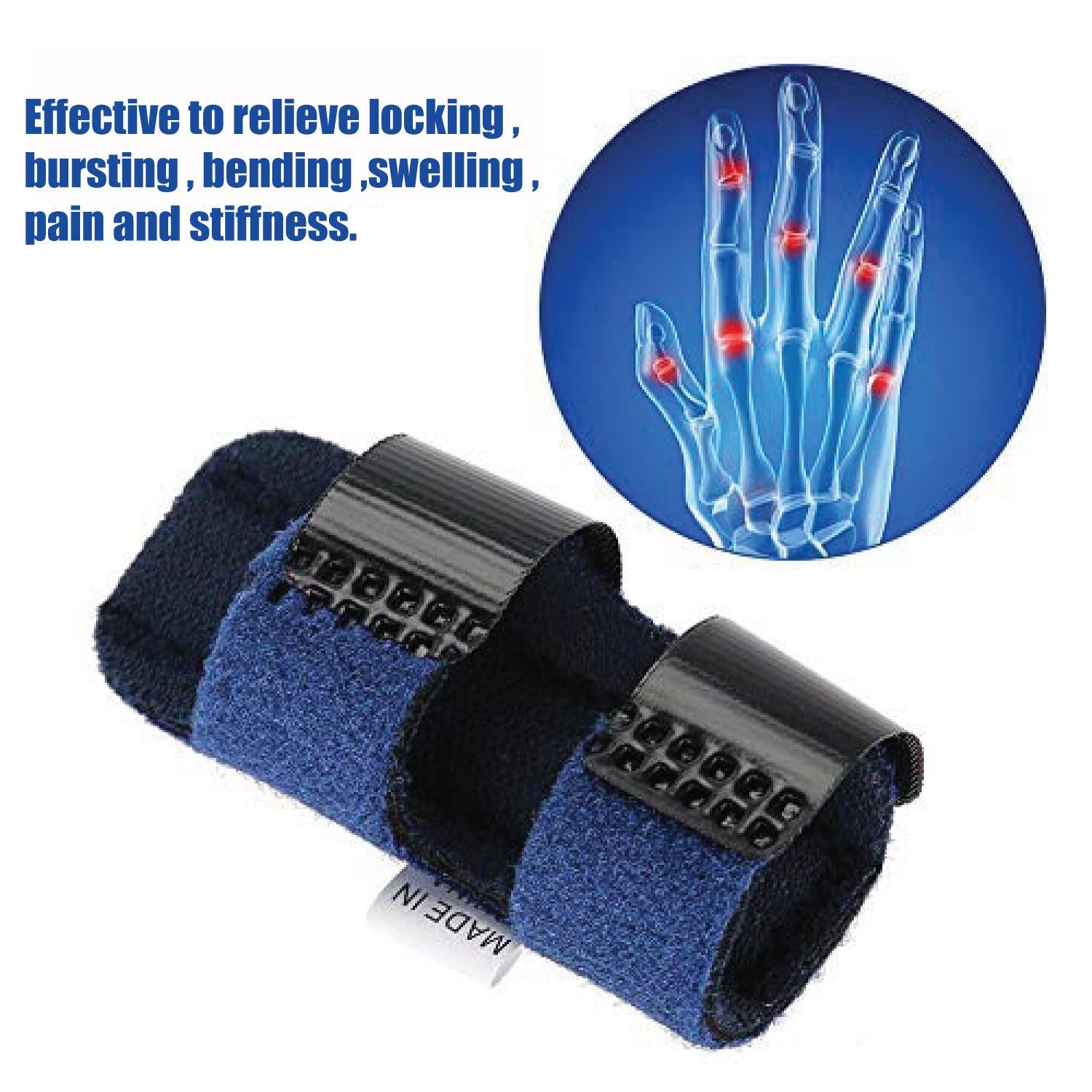 Splints for Trigger Fingers - Support Trigger Straightener Bandage Mallet Brace for Fingers Pain Finger Supports with Built-in Aluminium Personal Care - Tophatter Daily Deals