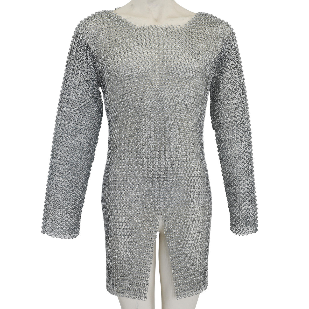 Split-Tail Carbon Steel Chainmail Shirt Medieval armor - Tophatter Daily Deals