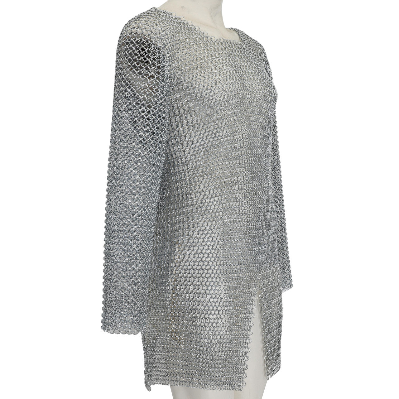 Split-Tail Carbon Steel Chainmail Shirt Medieval armor - Tophatter Daily Deals