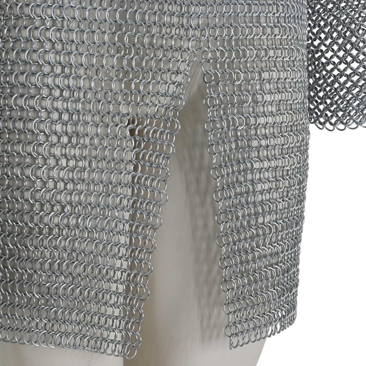 Split-Tail Carbon Steel Chainmail Shirt Medieval armor - Tophatter Daily Deals