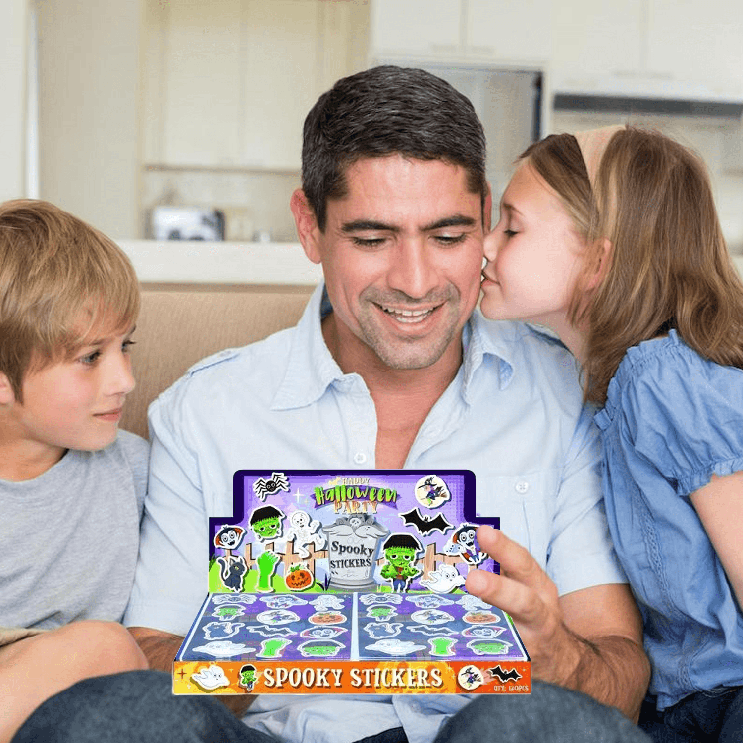 Halloween Stickers UK - 12 Packs Halloween Spooky Stickers Trick or Treat Party Bag Fillers Apparel & Accessories - Tophatter Daily Deals