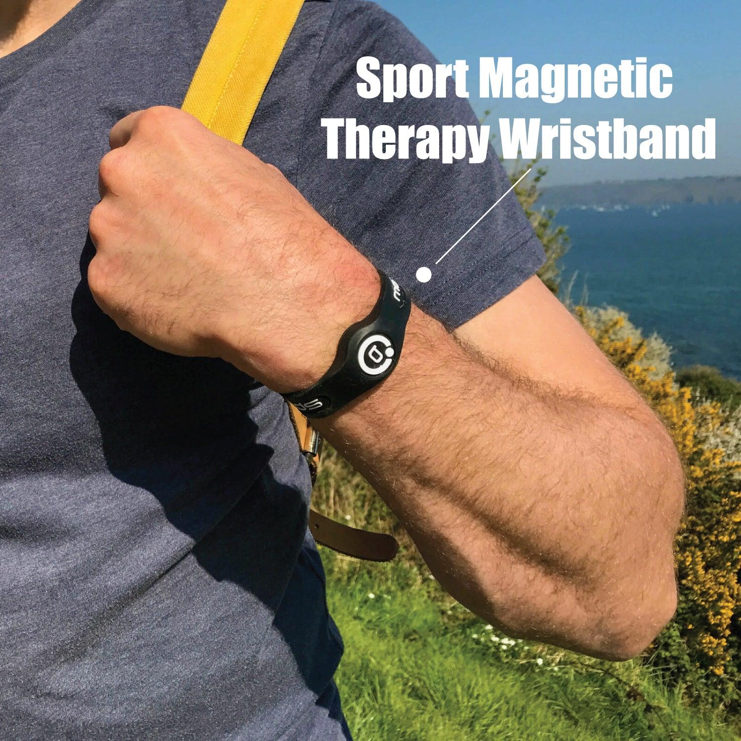 Sport Magnetic Wristband - Bioflow Bracelet Sport Twin & Slim- Magnetic Silicone Wristband Therapy Recovery Health & Beauty - Tophatter Daily Deals