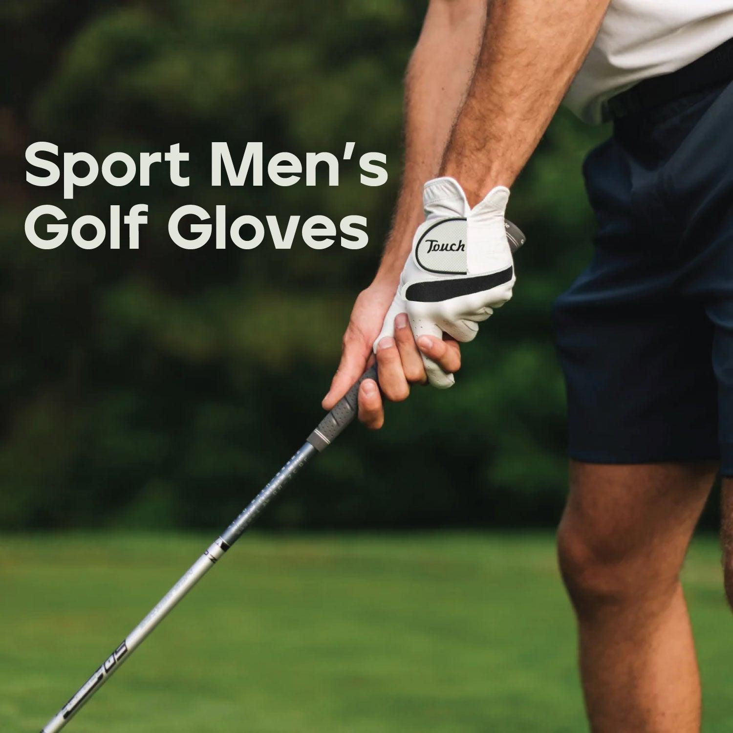 Golf Gloves Left Hand - Mens Golf Gloves Left Hand Right Leather Cabretta With Ball Marker Value Pack, Golf Gloves Men All Weather Soft Comfortable Sports & Outdoor - Tophatter Daily Deals