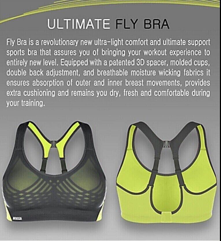 Sports Bra for Women - Shock Absorber Ultimate Fly Sports Bra S02y3 High Impact Women's Gym Run 32B-36F Exercise & Fitness - Tophatter Daily Deals