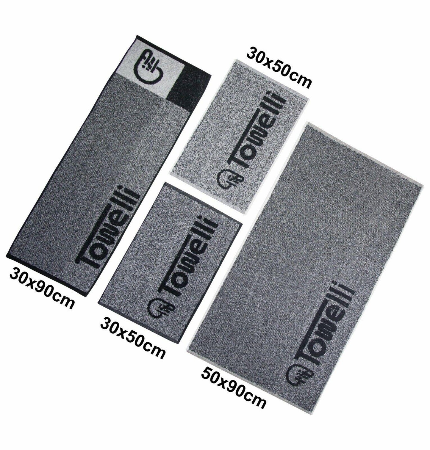 Best Towel for Gym - 100% Cotton Sports Gym Towel /Yoga/Fitness/Training Black Apparel & Accessories - Tophatter Daily Deals