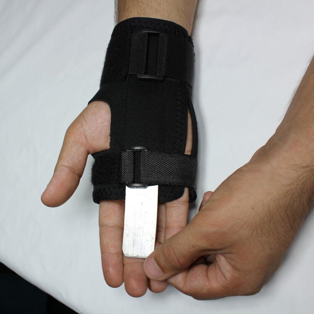 Compression Wrapping Wrist - Wrist Brace Support Adjustable Carpal Tunnel Splint Arthritis Pain Straps Exercise & Fitness - Tophatter Daily Deals