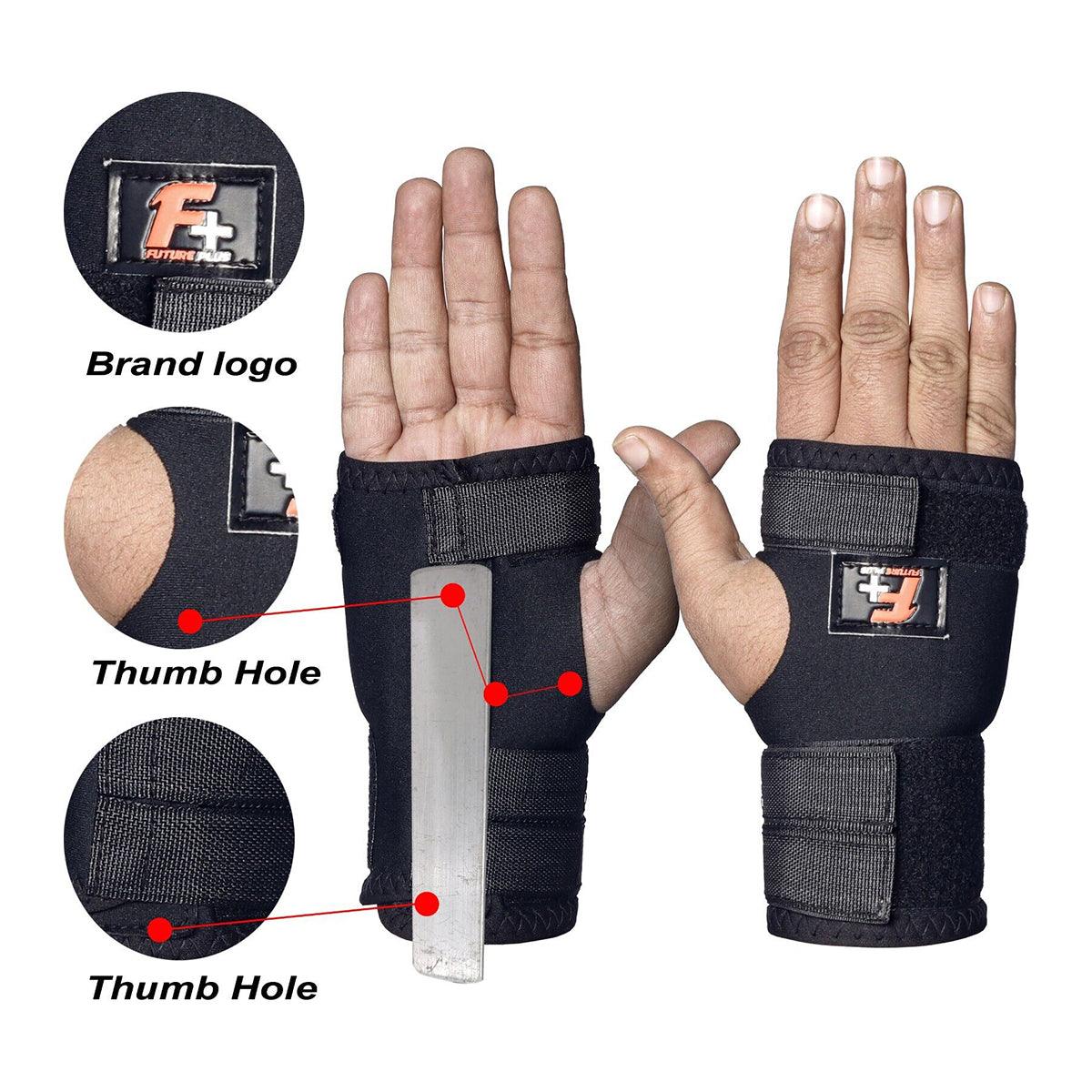 Compression Wrapping Wrist - Wrist Brace Support Adjustable Carpal Tunnel Splint Arthritis Pain Straps Exercise & Fitness - Tophatter Daily Deals