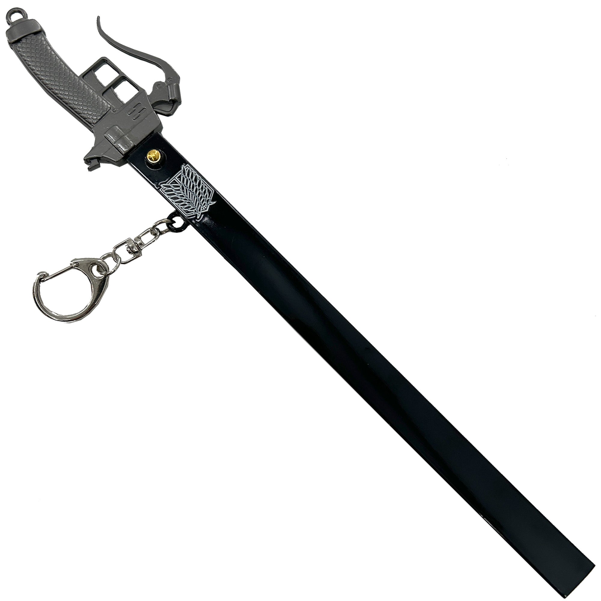 Spring Action Popup Mini Katana Keychain AOT 3D Maneuver Blade Edition Swords - Tophatter Daily Deals