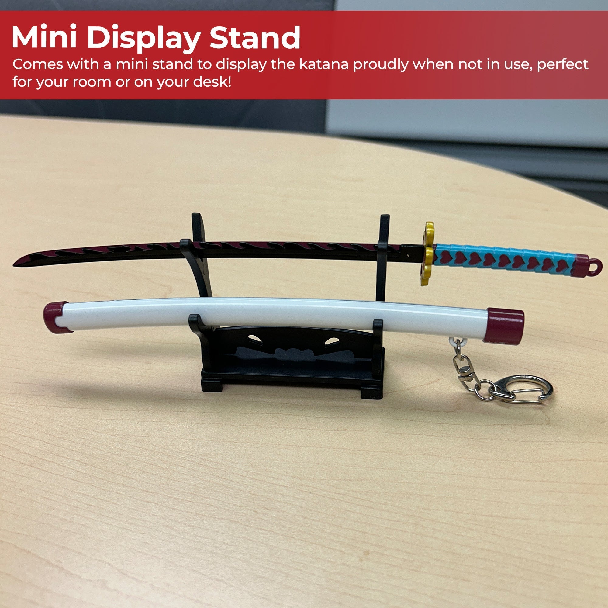 Spring Action Popup Mini Katana Keychain Mitsuri Katana Edition Swords - Tophatter Daily Deals