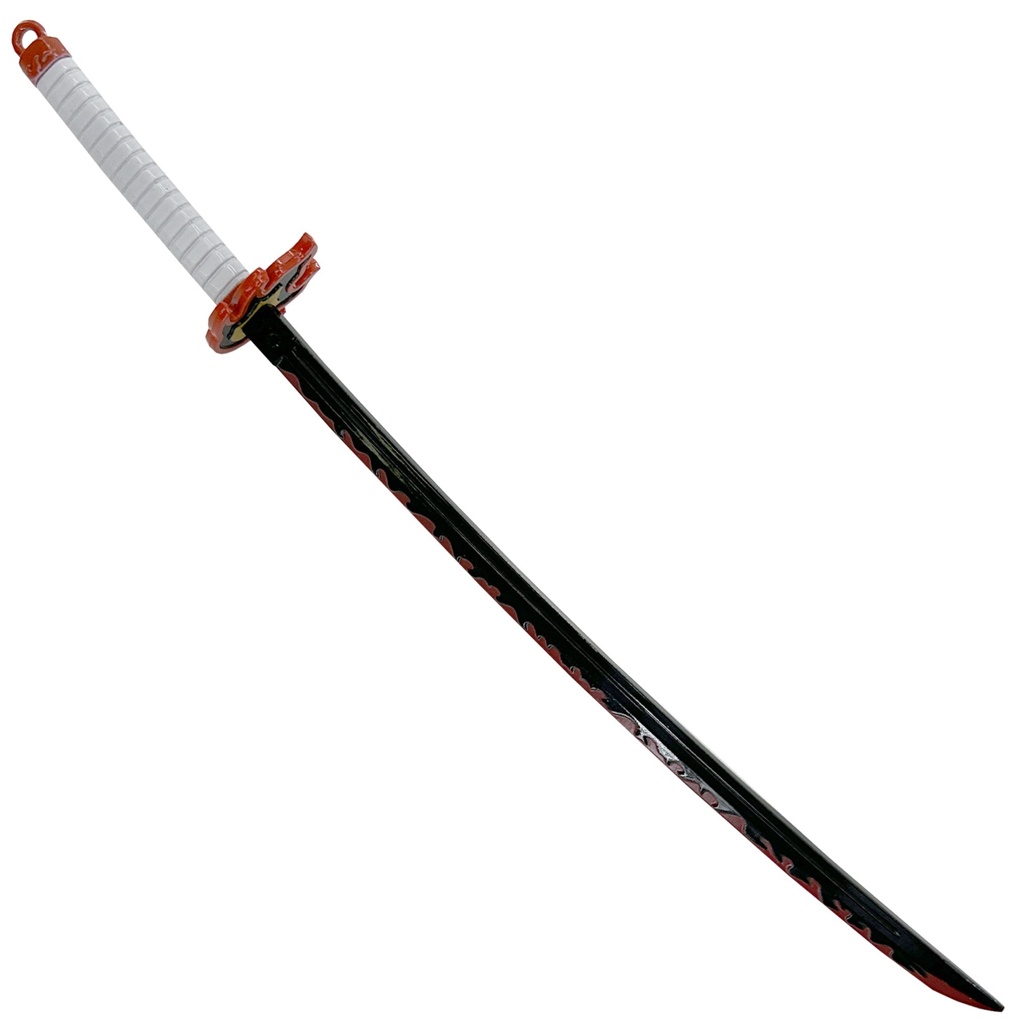 Spring Action Popup Mini Katana Keychain Rengoku Katana Edition Swords - Tophatter Daily Deals