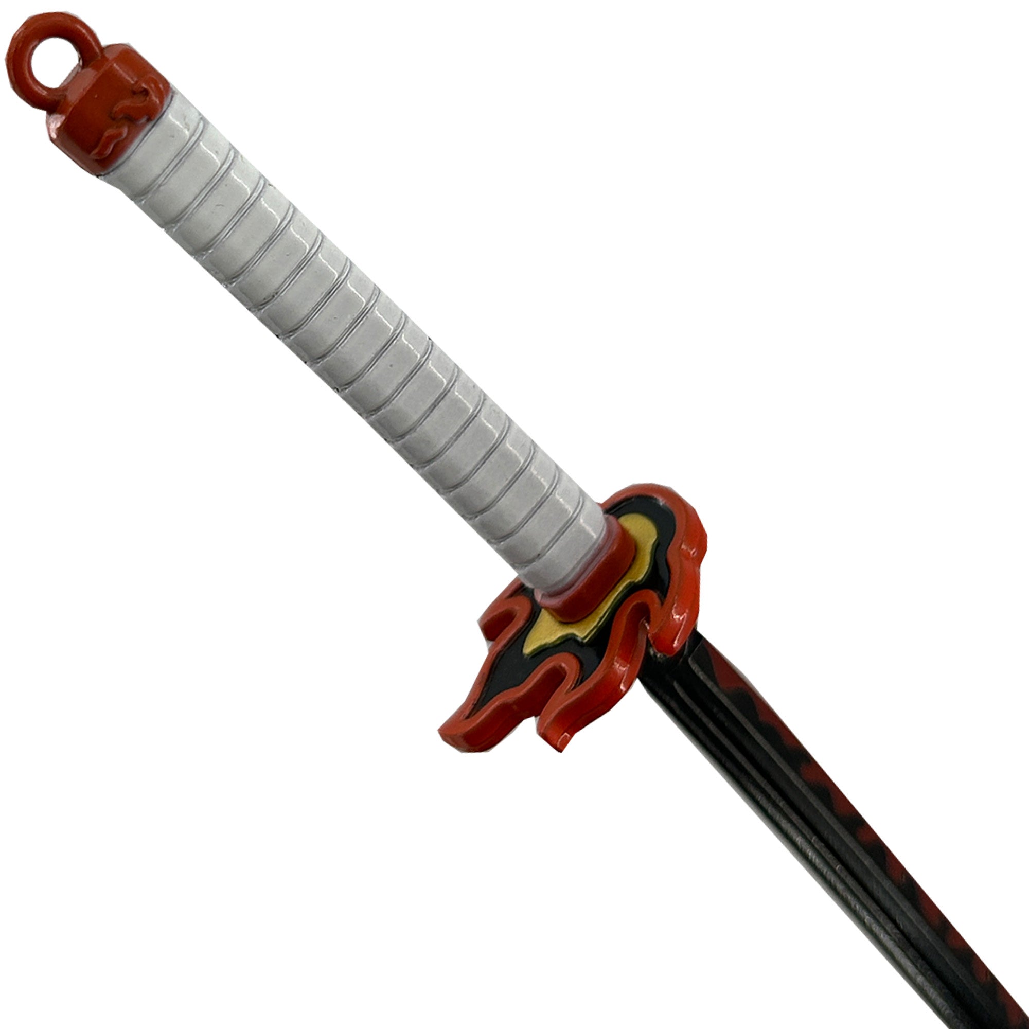 Spring Action Popup Mini Katana Keychain Rengoku Katana Edition Swords - Tophatter Daily Deals