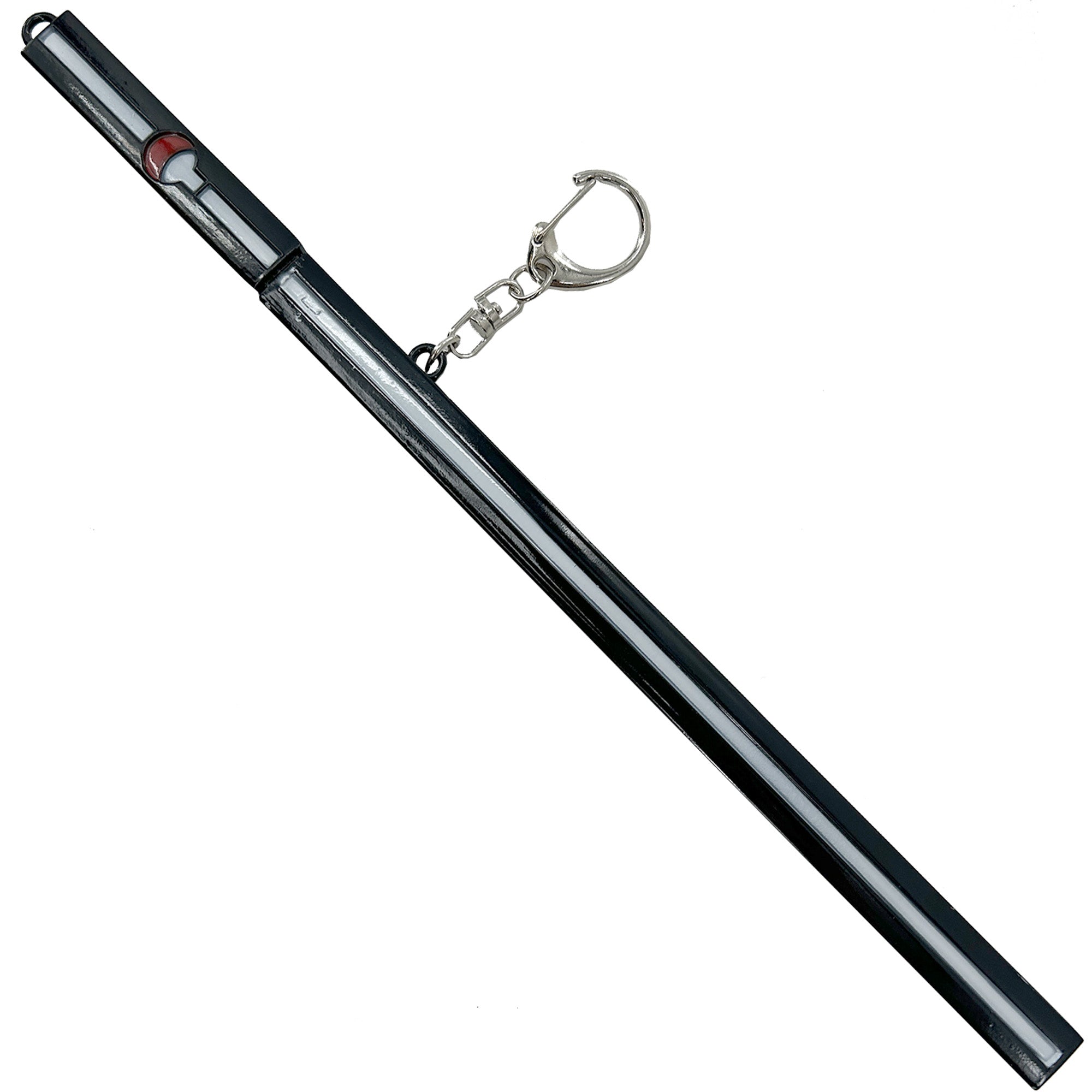 Spring Action Popup Mini Katana Keychain Sasuke Katana Black Edition Swords - Tophatter Daily Deals