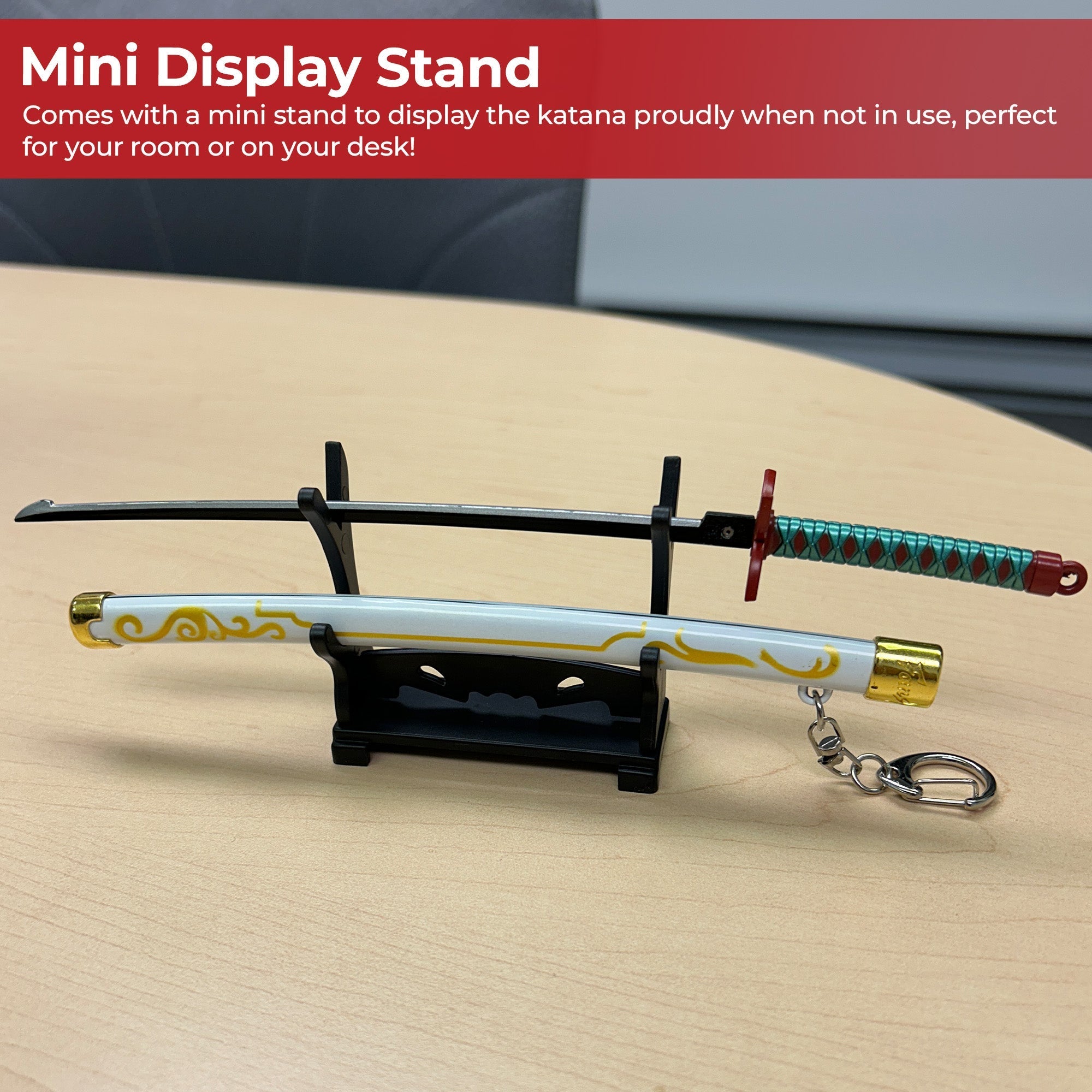 Spring Action Popup Mini Katana Keychain Kocho Shinobu Edition Swords - Tophatter Daily Deals