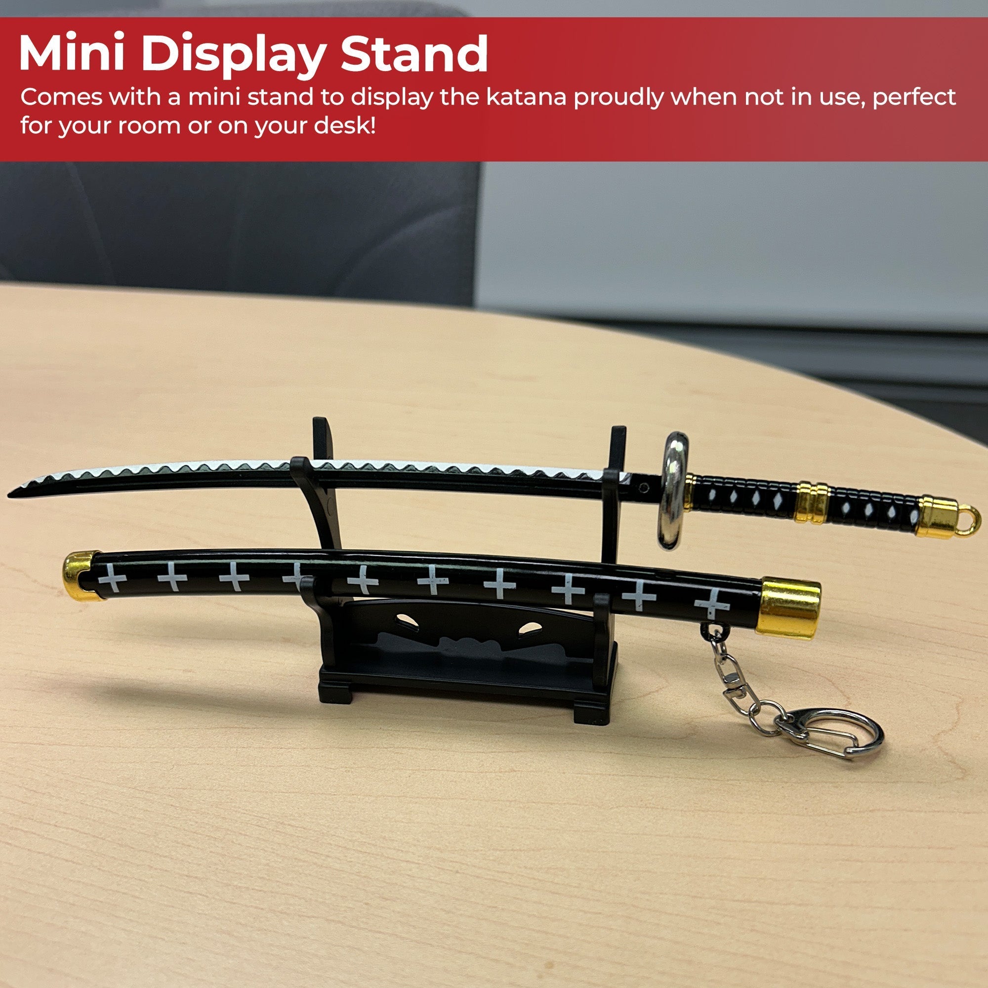 Spring Action Popup Mini Katana Keychain Trafalgar Law Sword Edition Swords - Tophatter Daily Deals