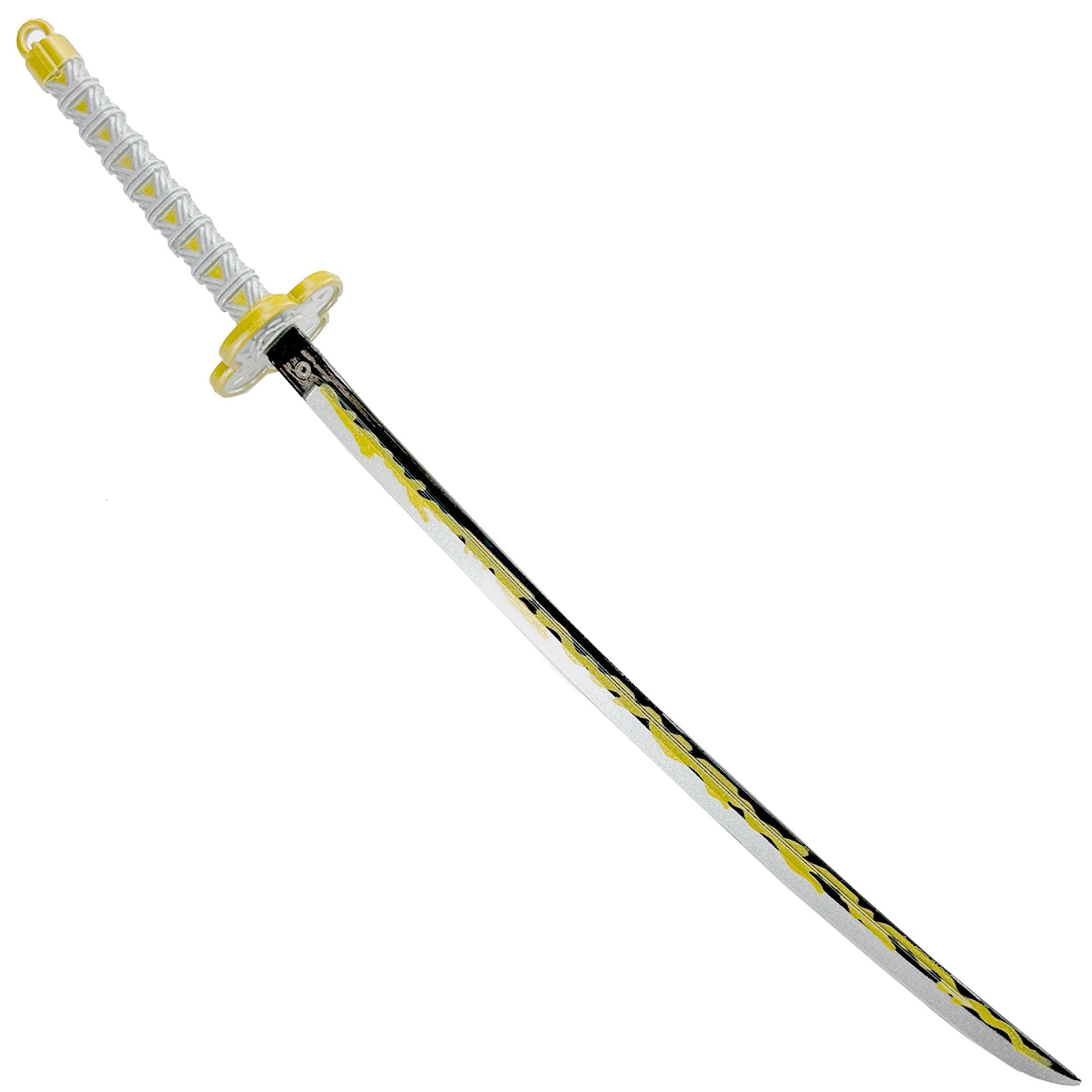 Spring Action Popup Mini Katana Keychain Zenitsu Agatsuma Edition Swords - Tophatter Daily Deals