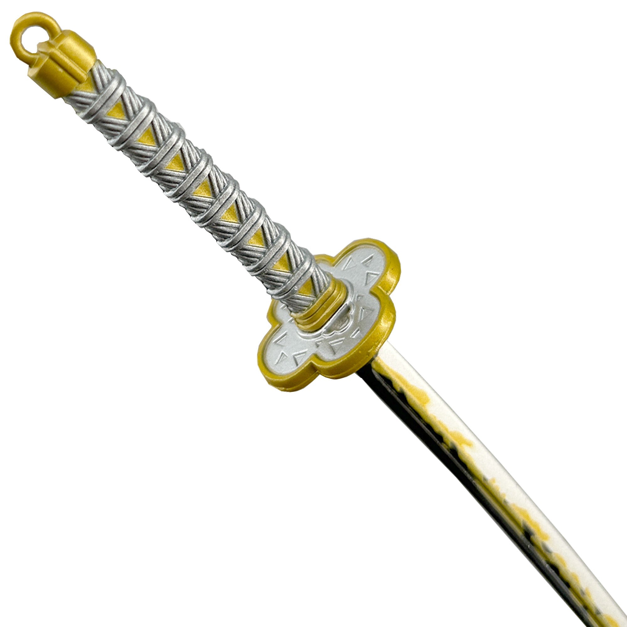 Spring Action Popup Mini Katana Keychain Zenitsu Agatsuma Edition Swords - Tophatter Daily Deals