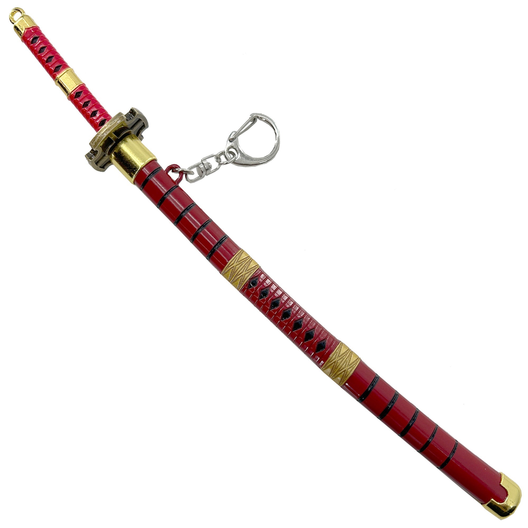 Spring Action Popup Mini Katana Keychain Zoro Sandai Kitetsu Edition Swords - Tophatter Daily Deals