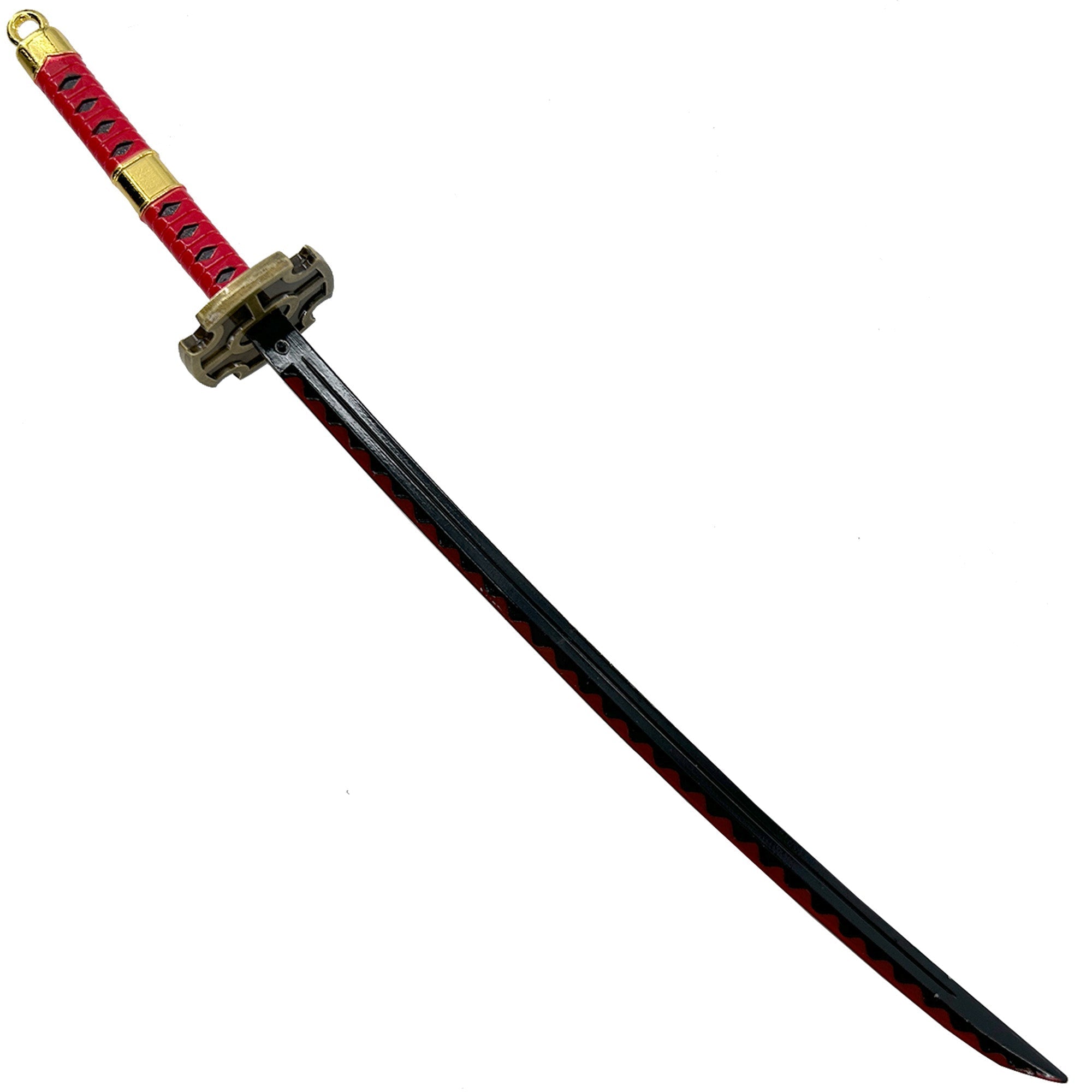 Spring Action Popup Mini Katana Keychain Zoro Sandai Kitetsu Edition Swords - Tophatter Daily Deals
