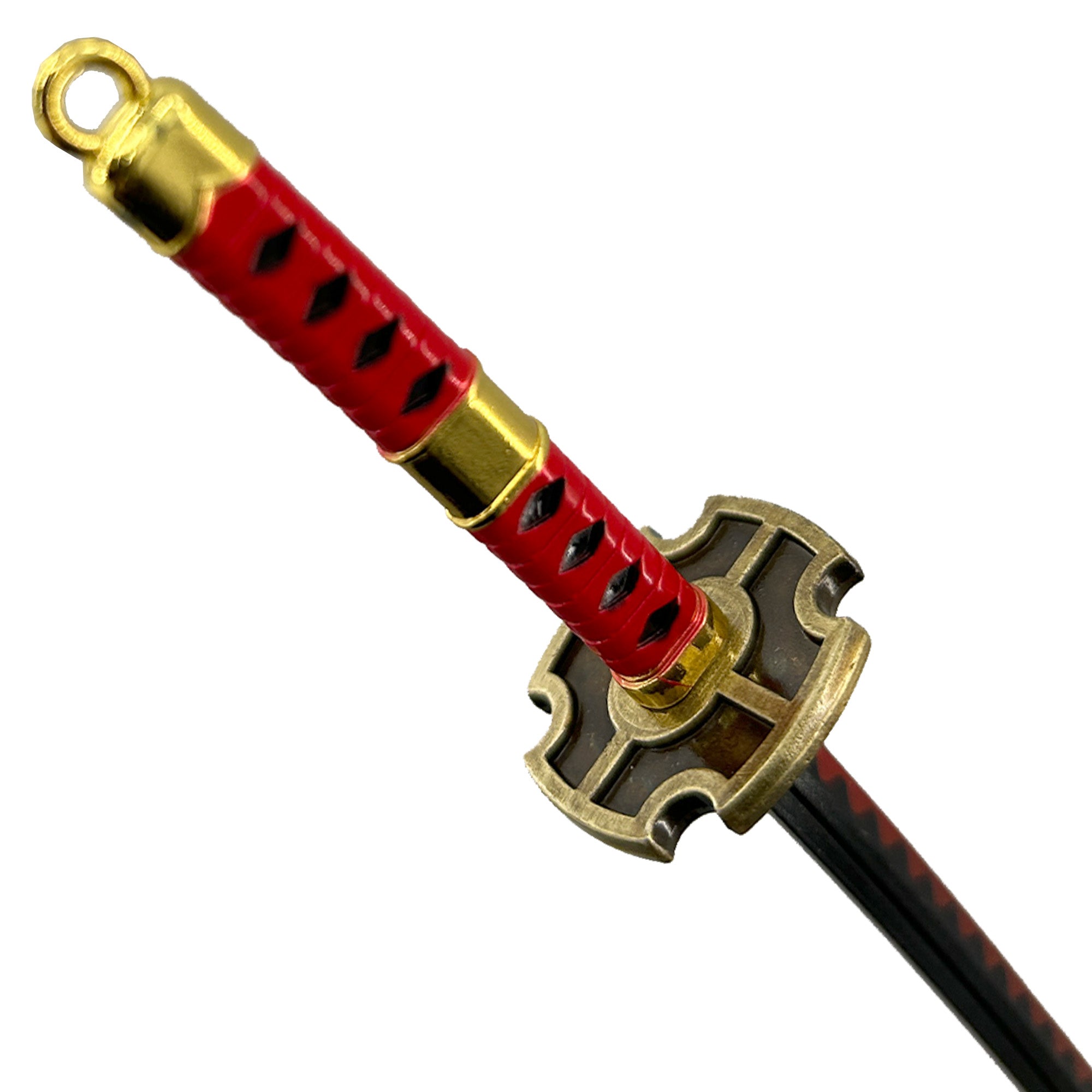 Spring Action Popup Mini Katana Keychain Zoro Sandai Kitetsu Edition Swords - Tophatter Daily Deals