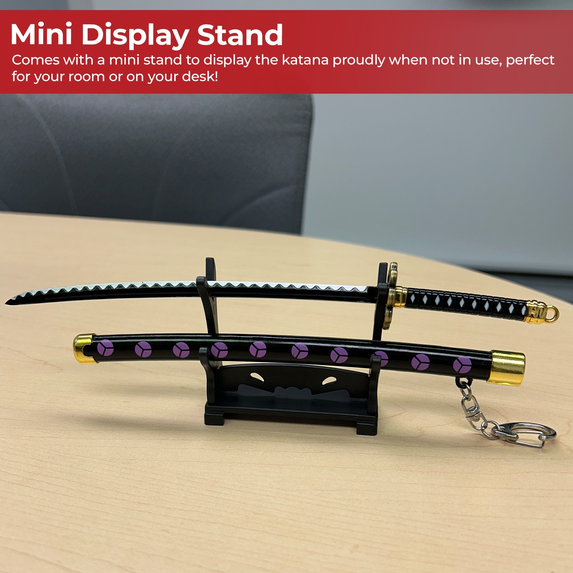 Spring Action Popup Mini Katana Keychain Zoro Shusui Edition Swords - Tophatter Daily Deals