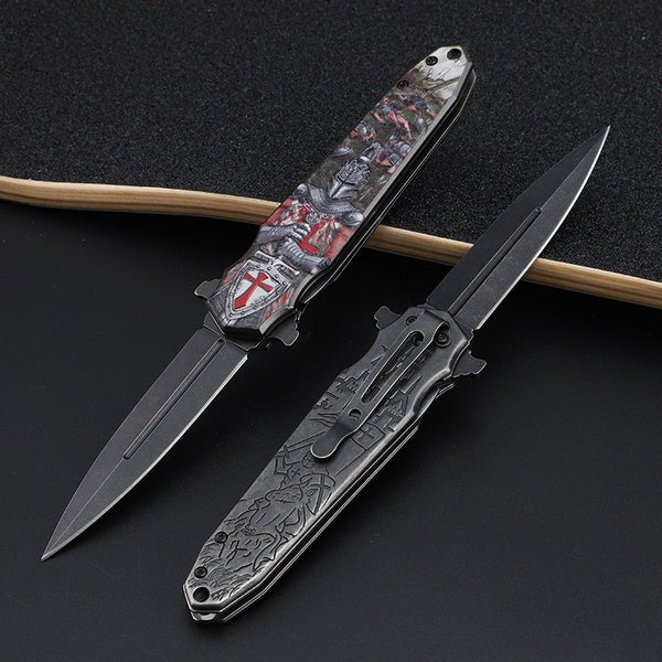 Spring Assist Knife Tactical Dagger - Tophatter Daily Deals
