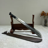 Spring Steel Survival Pioneer Outdoor Knife with Full Tang Hand-Forged - Tophatter Daily Deals