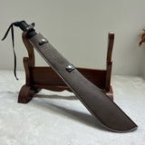 Spring Steel Survival Pioneer Outdoor Knife with Full Tang Hand-Forged - Tophatter Daily Deals