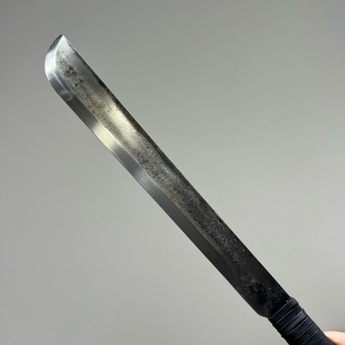 Spring Steel Survival Pioneer Outdoor Knife with Full Tang Hand-Forged - Tophatter Daily Deals