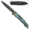 Spring Assist Lattice Arachnid Fever Knife - Tophatter Daily Deals