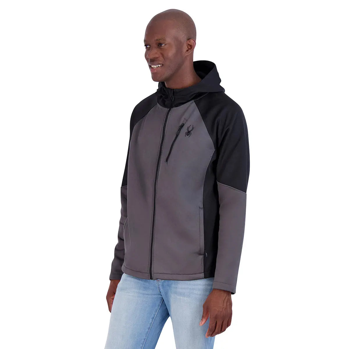 Spyder Men's Mendoza Full Zip Softshell Jacket Jackets - Tophatter Daily Deals