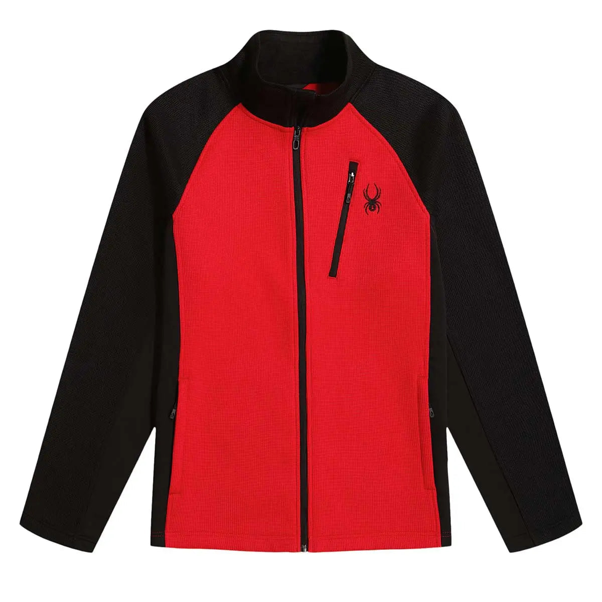 Spyder Men's Raider 2.0 Full Zip Jacket Red Jackets - Tophatter Daily Deals