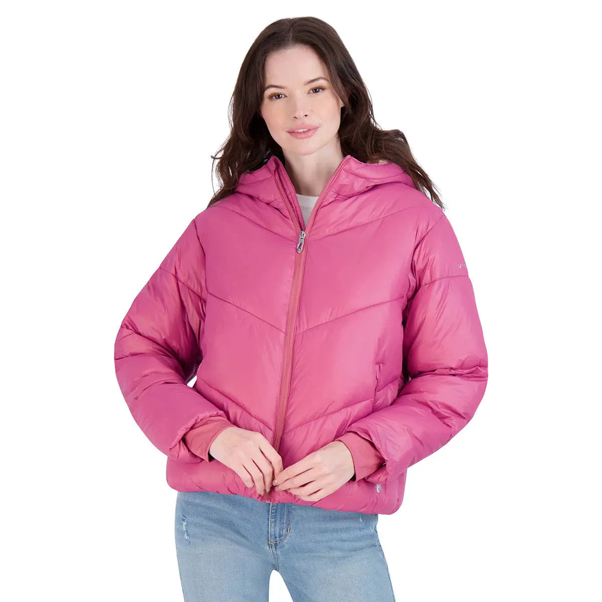 Spyder Women's Super Puff Jacket Rose Wine Puffer - Tophatter Daily Deals