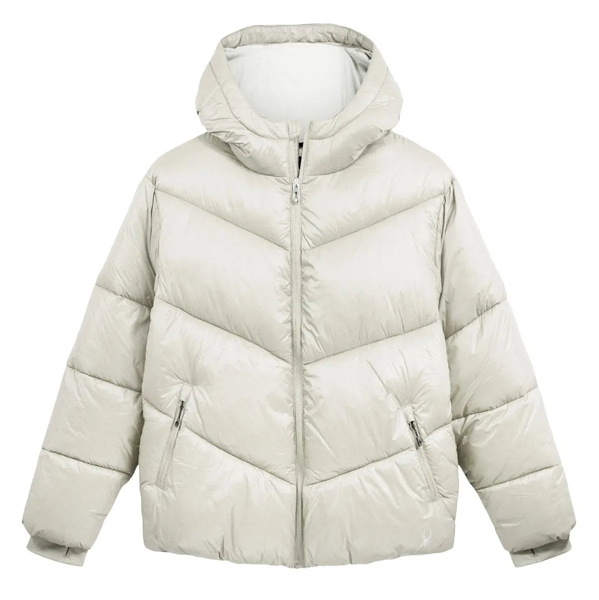 Spyder Women's Super Puff Jacket Moonbeam1 Puffer - Tophatter Daily Deals