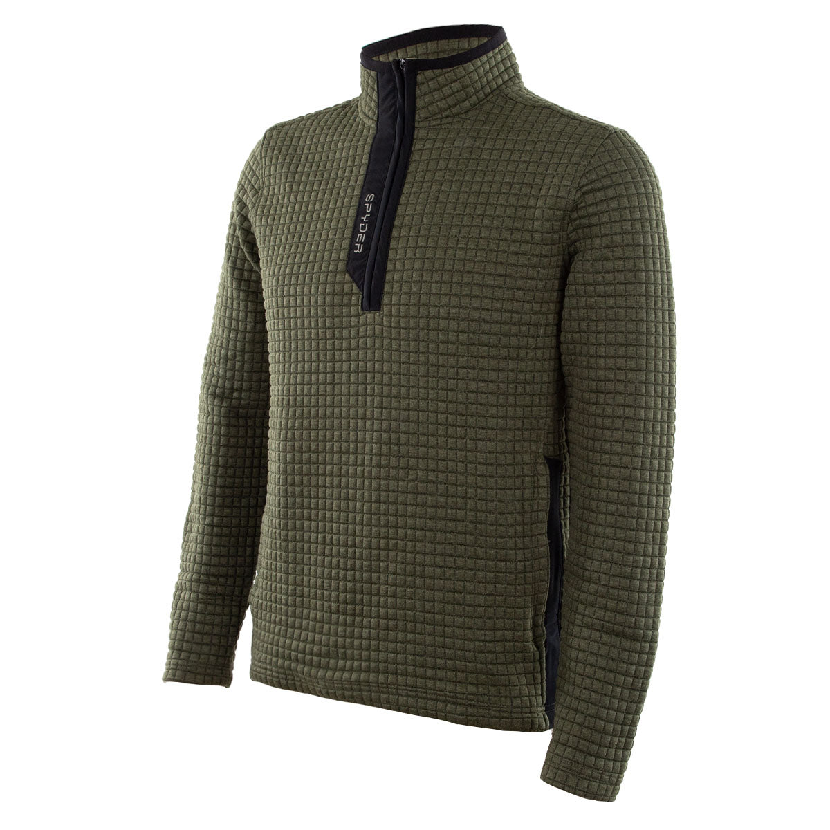 Spyder Men's Box Quilt 1/4 Zip Pullover Half Zip & Quarter Zip - Tophatter Daily Deals