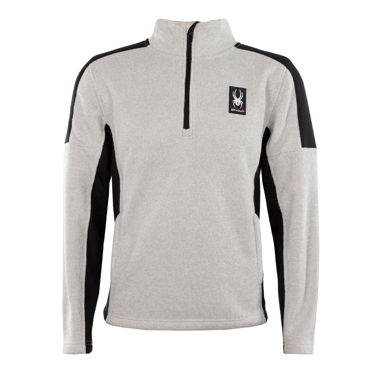 Spyder Men's Mendoza Half Zip Pullover Oatmeal Heather Half Zip & Quarter Zip - Tophatter Daily Deals