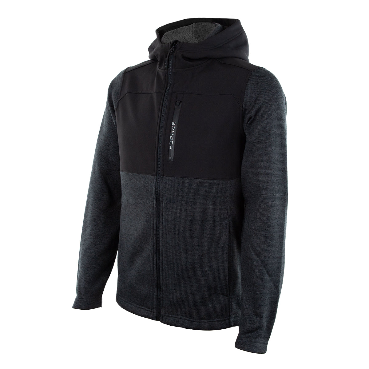 Spyder Men's Sweater Fleece Full Zip Jacket Jackets - Tophatter Daily Deals