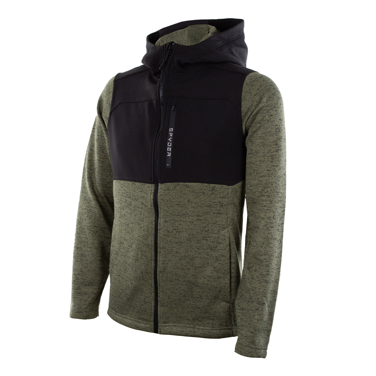 Spyder Men's Sweater Fleece Full Zip Jacket Jackets - Tophatter Daily Deals