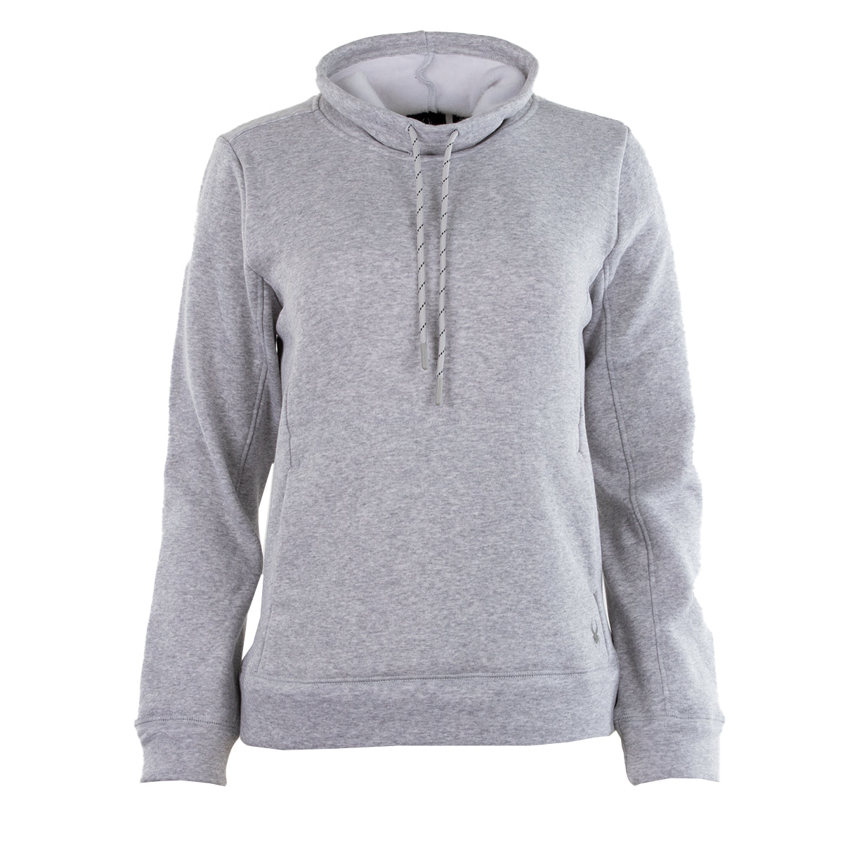 Spyder Women's Cowl Neck Pullover Light Grey Heather Pullover - Tophatter Daily Deals